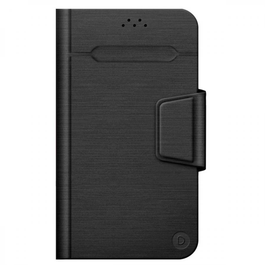 Чехол-подставка для смартфона Deppa Wallet Fold L 6"-6.5' черный