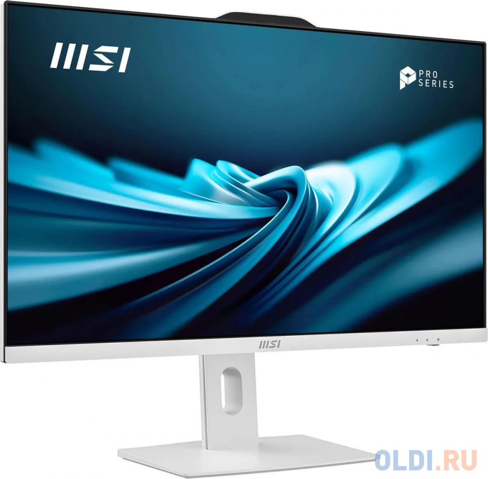 Моноблок MSI Pro AP272P 14M-650XRU 27" Full HD i3 14100 (3.5) 8Gb SSD512Gb UHDG 730 noOS GbitEth WiFi BT 120W клавиатура мышь Cam белый 1920x1080