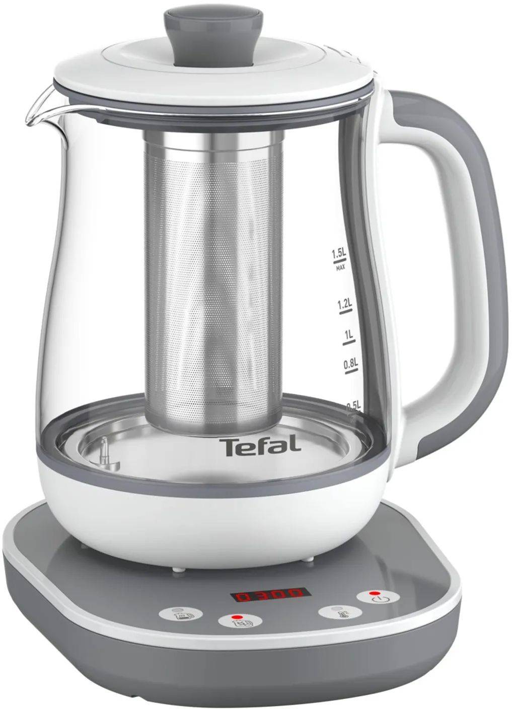 Чайник электрический Tefal BJ551B10 белый, стекло (7211004581)
