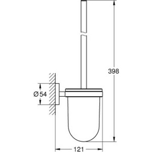 Ершик для унитаза Grohe Essentials (40374001)