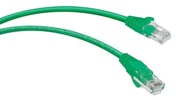 Патч-корд UTP кат.5e, 5 м, RJ45-RJ45, зеленый, CU, LSZH, Cabeus (PC-UTP-RJ45-Cat.5e-5m-GN-LSZH)