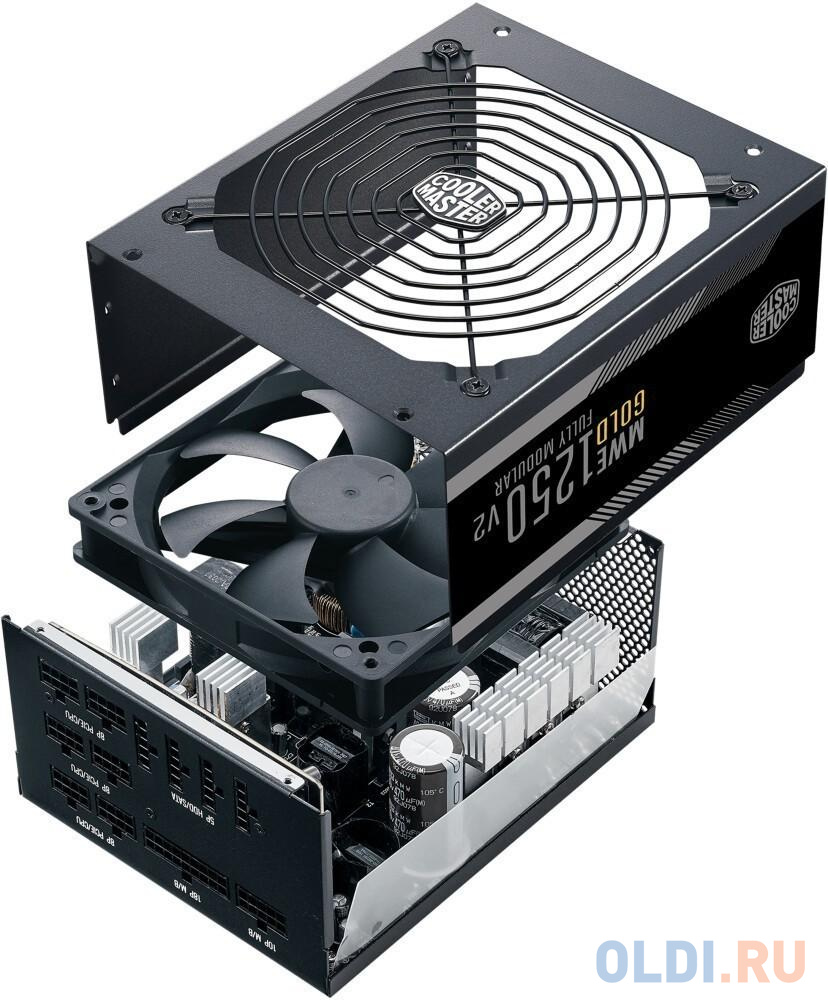 Блок питания Cooler Master MWE Gold 1250 FM V2 1250 Вт MPE-C501-AFCAG-EU