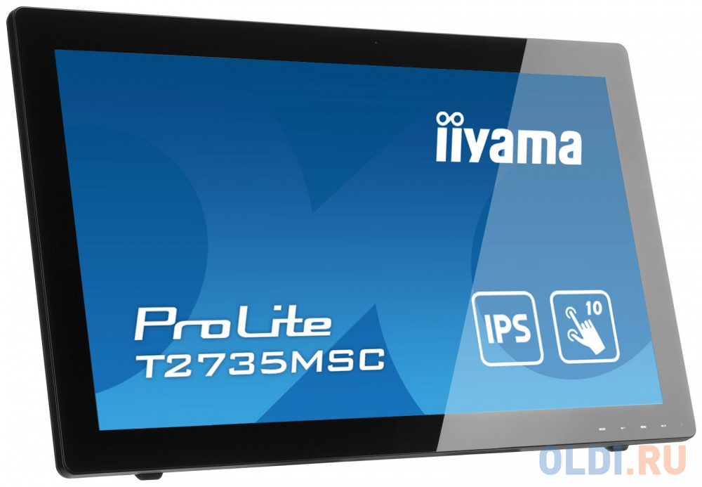 Монитор 27" iiYama ProLite T2735MSC-B3 черный IPS 1920x1080 255 cd/m^2 5 ms VGA HDMI DisplayPort Аудио USB в Москвe