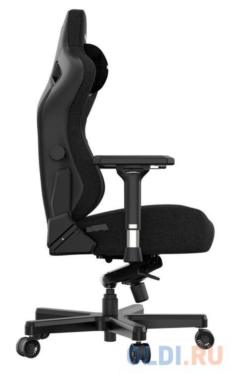 Кресло игровое Anda Seat Kaiser 3, цвет чёрный, размер XL (180кг), материал ткань (модель AD12) в Москвe