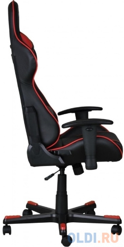 Игровое кресло DXRacer Formula чёрно-красное (OH/FE08/NR, экокожа, регулируемый угол наклона) в Москвe