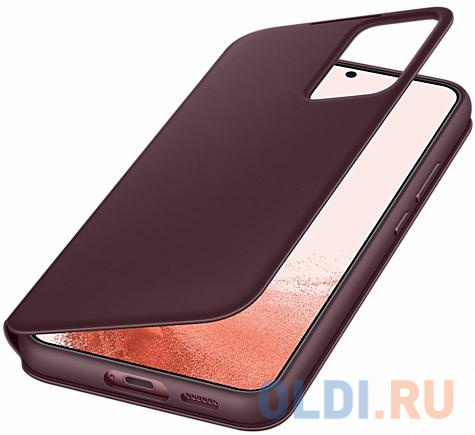 Чехол (флип-кейс) Samsung для Samsung Galaxy S22+ Smart Clear View Cover бургунди (EF-ZS906CEEGRU) в Москвe