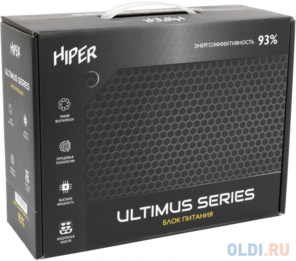 Блок питания Hiper ATX 800W HPB-800FMK2 80+ gold (24+4+4pin) APFC 120mm fan 6xSATA Cab Manag RTL в Москвe