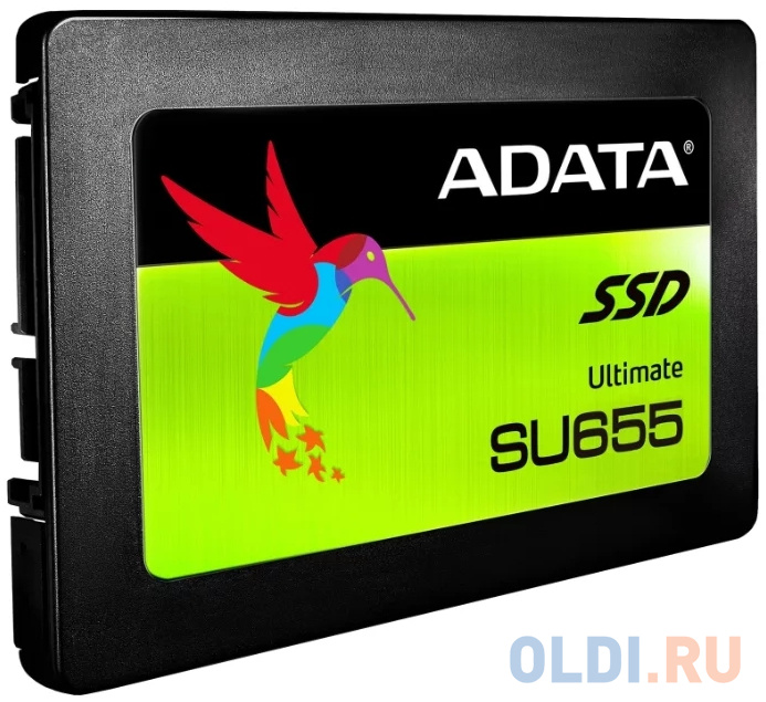 Твердотельный накопитель SSD 2.5" 240 Gb A-Data Ultimate SU655 Read 520Mb/s Write 450Mb/s 3D NAND TLC ASU655SS-240GT-C