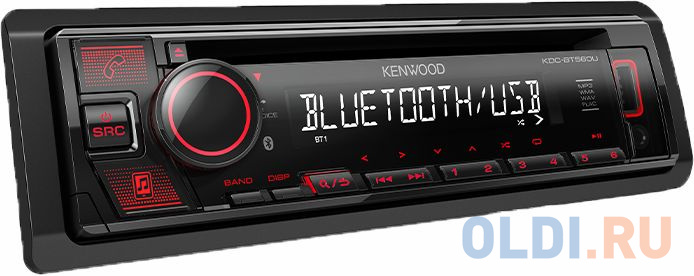 Автомагнитола CD Kenwood KDC-BT560U 1DIN 4x50Вт