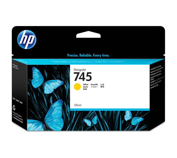 Картридж струйный HP 745 (F9J96A) желтый