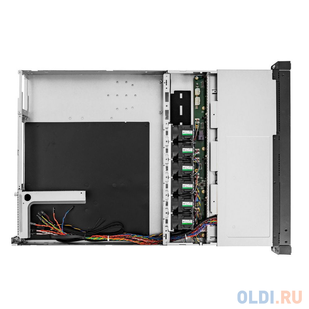 Компьютерный корпус IW-RS104-07 Single 650w Acbel/FAN 4056mm*6/SLIMSAS*4 BP)/2.5&quot;/3.5&quot; hot-swap HDD tray (gray color)*4/28&quot; в Москвe