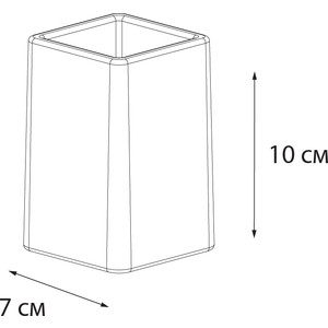 Стакан для ванной Fixsen Twist белый (FX-1569A-3)