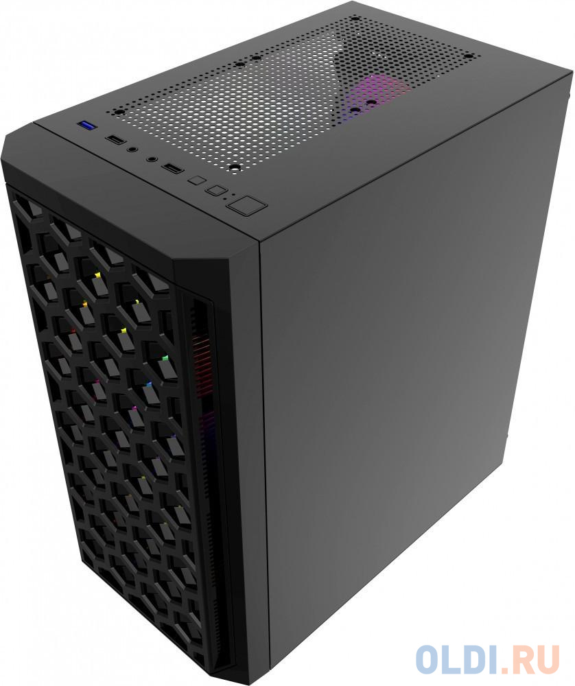 Корпус microATX Powercase CMIMTB-L3 Без БП чёрный в Москвe