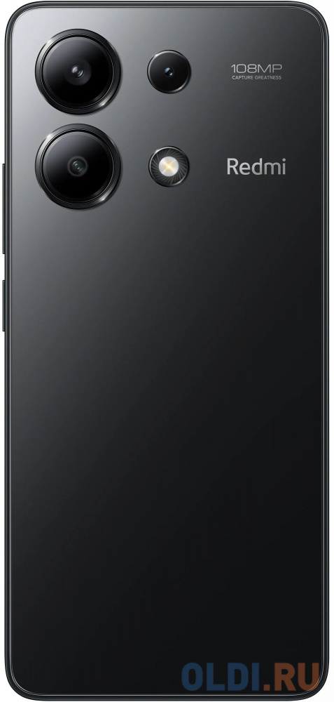 Redmi Note 13 Midnight Black (23124RA7EO), 16,9 cm (6.67") 20:9 2400 x 1080, 4 x 2.8 ГГц + 4 x 1.9 ГГц, 8 Core, 8 GB, 256 GB, 108 МП+ 8 МП + 2 МП в Москвe