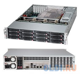 Серверный корпус 2U Supermicro CSE-826BAC4-R920LPB 2 x 920 Вт чёрный в Москвe