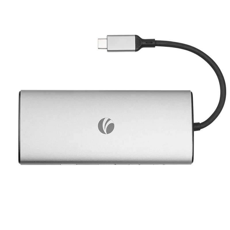 Адаптер Vcom Type-C - PD + HDMI + DP + RJ45 + USB 3.0+ USB 3.1 + USB-C + SD + TF CUE67