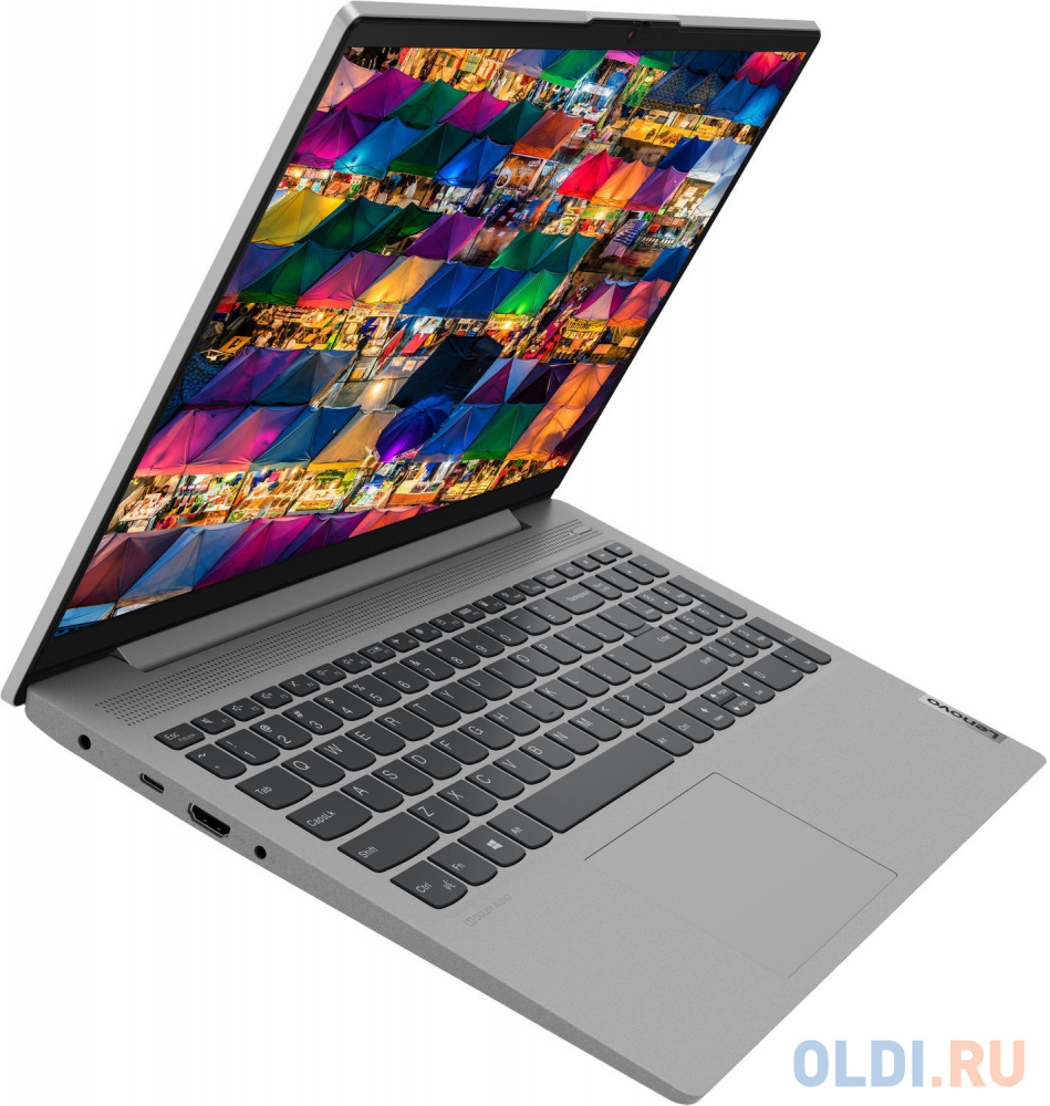 Ноутбук Lenovo IP5 15ALC05 Ryzen 5 5500U/8Gb/SSD512Gb/15.6&quot;/IPS/FHD/noOS/grey (82LN00HMPB)