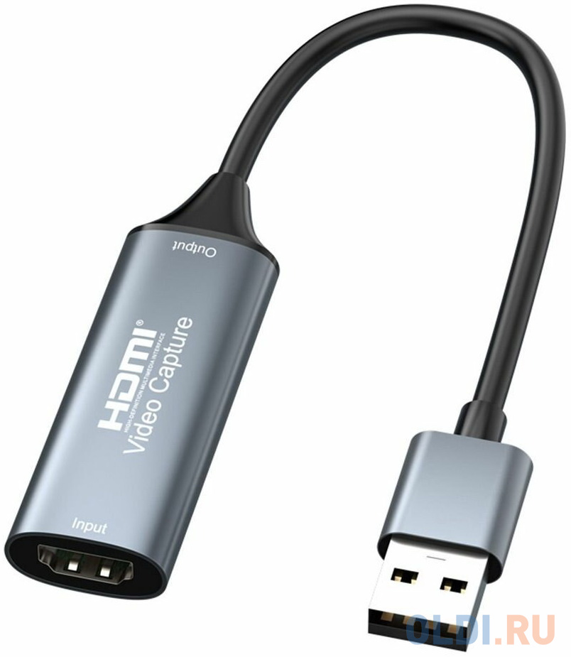 ORIENT C703HVC, Адаптер HDMI -> USB2.0, устройство видеозахвата со звуком 1920x1080@30Hz, поддержка Windows/MacOS/Android, не требуется внешнее пит в Москвe