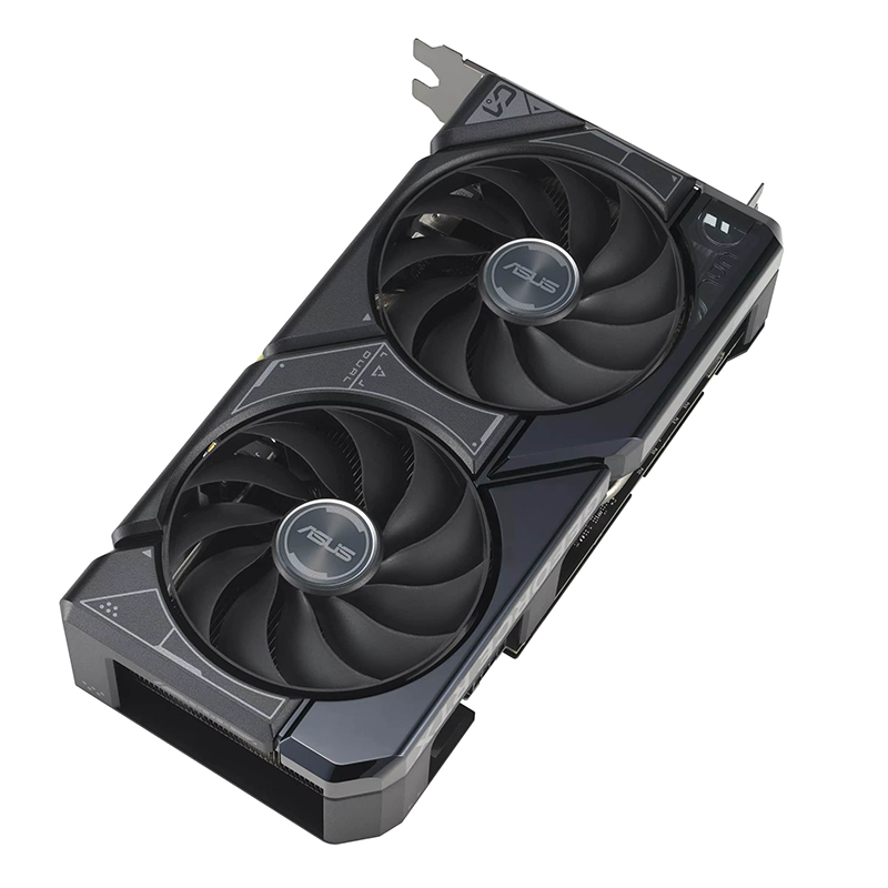 Видеокарта ASUS GeForce RTX 4060Ti 2595Mhz PCI-E 4.0 16384Mb 18000Mhz 128 bit HDMI 3xDP DUAL-RTX4060TI-O16G