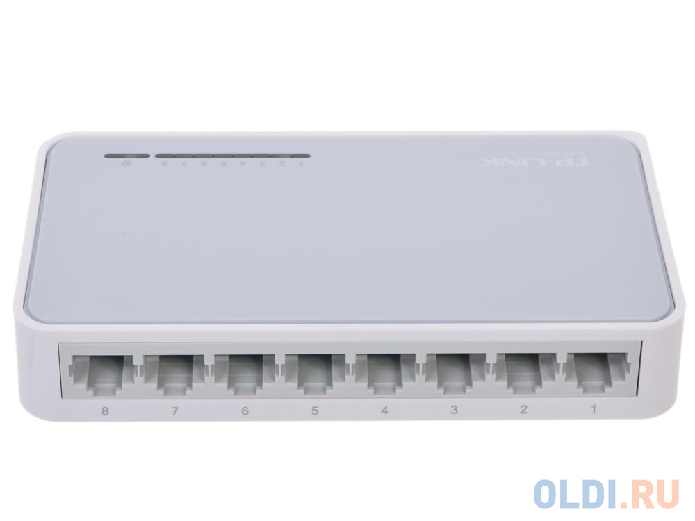Коммутатор TP-LINK TL-SF1008D 8-портовый 10/100 Мбит/с настольный коммутатор