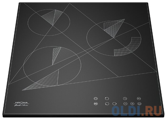 Варочная панель электрическая Krona FIDATO 45 BL черный