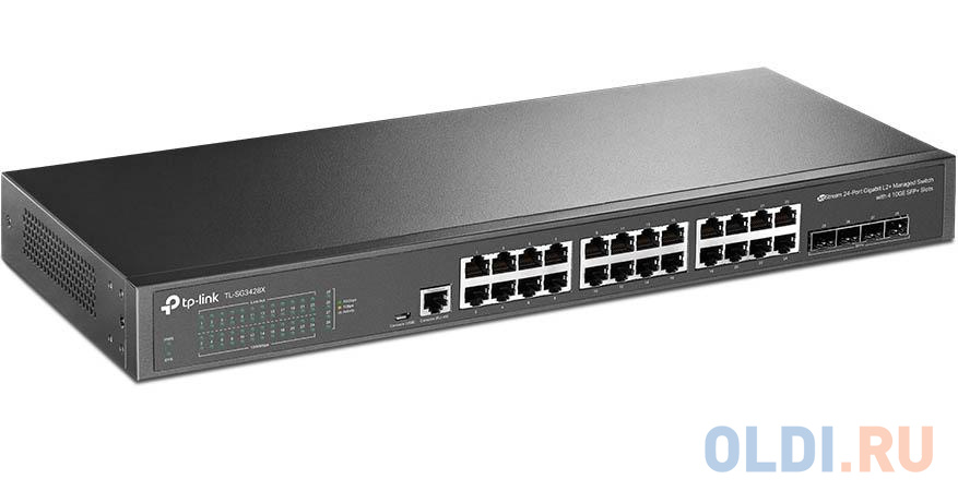 Коммутатор TP-Link TL-SG3428X 24G 4SFP+ управляемый в Москвe