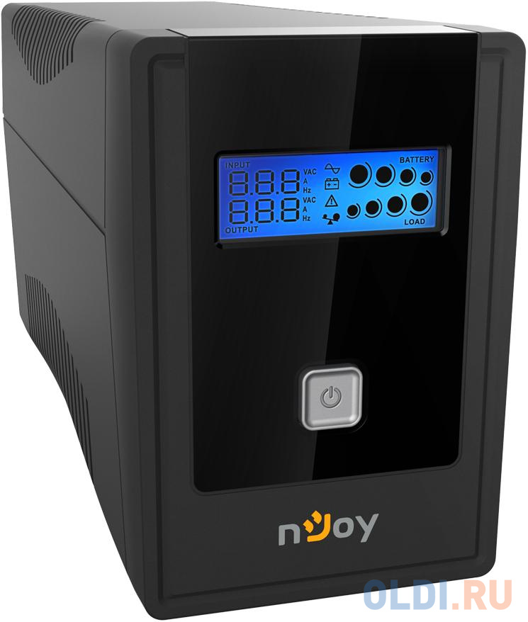 ИБП nJOY Cadu 850 (эффективная мощность 480Вт, LCD, ,батарея 9 Ач, 2 евро розетки) в Москвe