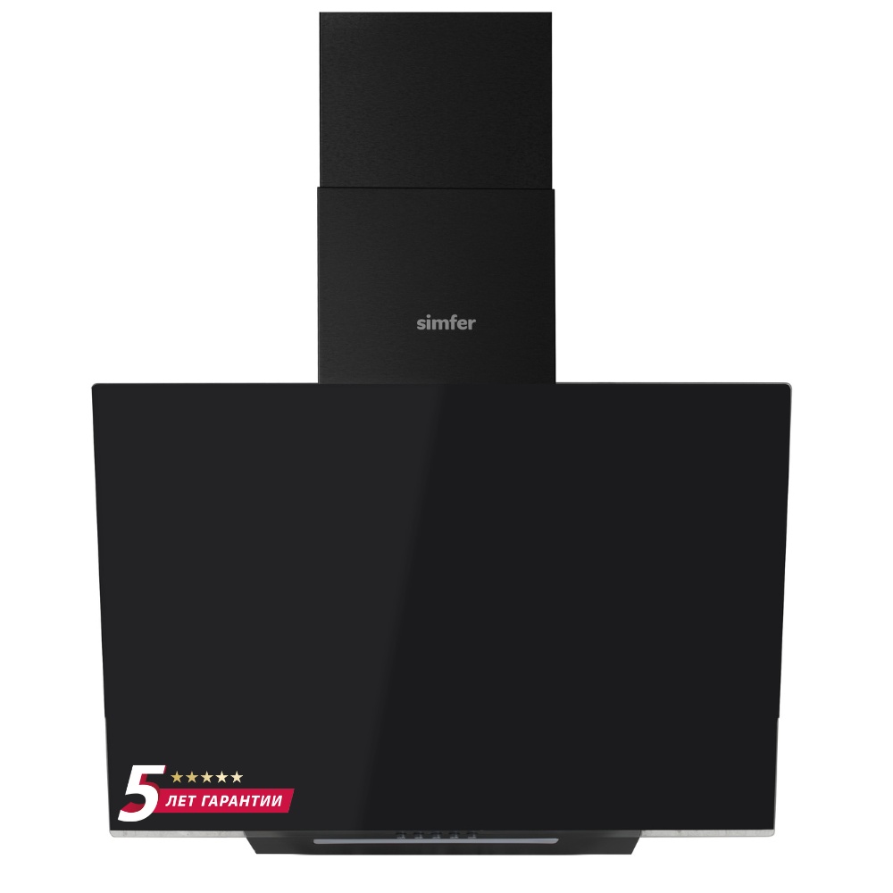 Настенная вытяжка Simfer 8555SM (ширина 50 см, цвет черный)