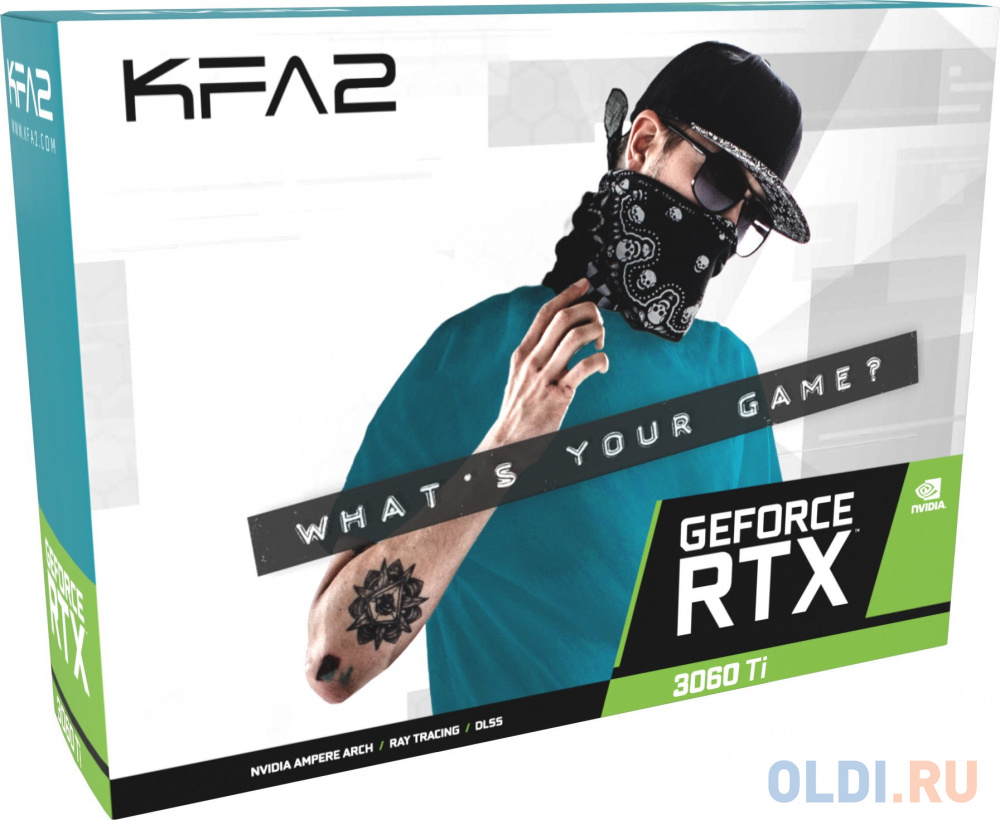 Видеокарта KFA2 nVidia GeForce RTX 3060 Ti 36ISL6MD1VQK 8192Mb