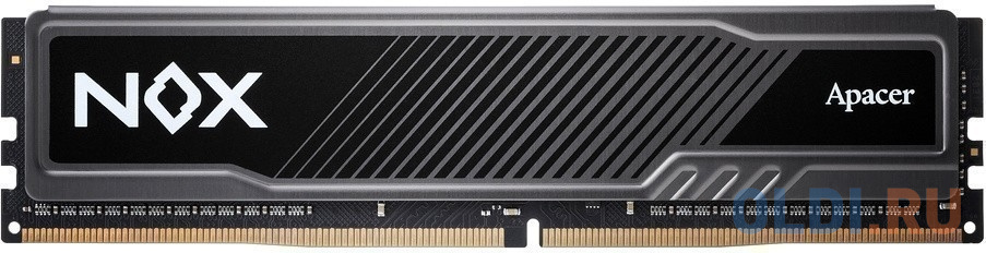 Apacer  DDR4  32GB  3200MHz UDIMM NOX Black Gaming Memory (PC4-25600) CL16 1.35V Intel XMP 2.0, Heat Sink (Retail) 2048*8  3 years (AH4U32G32C282MBAA-