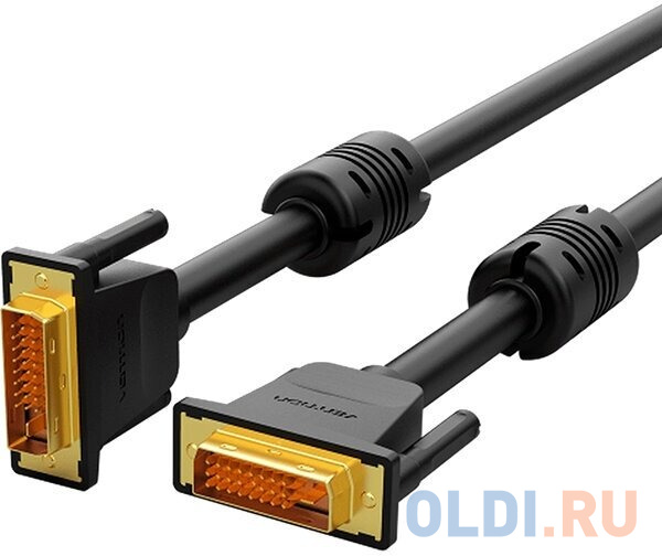 Кабель Vention DVI-D Dual link 25M/25M с ферритовым фильтром - 2м.