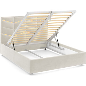 Кровать с подъемным механизмом Это мебель Line Gold 200 - Velutto 17 (НФ-00010521)