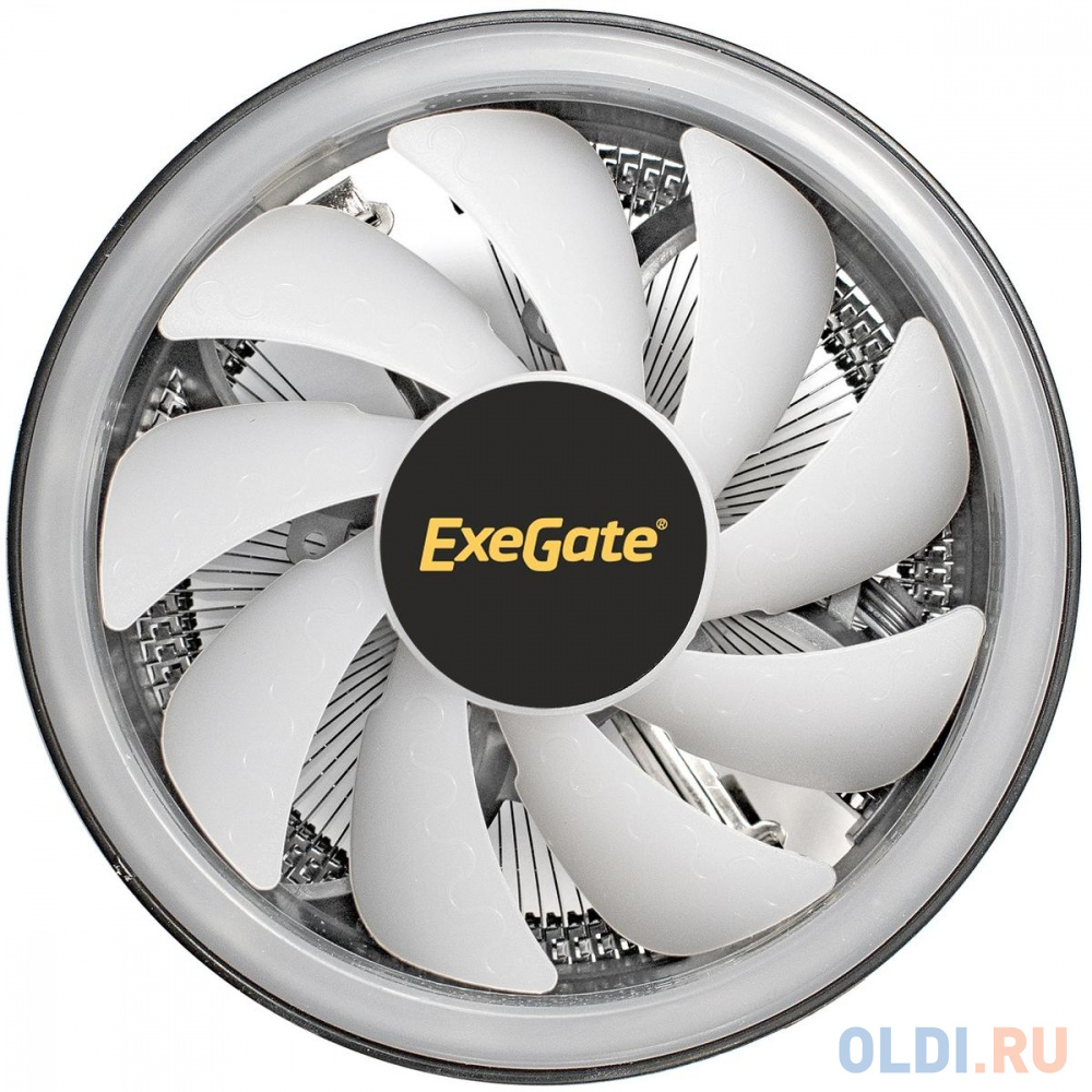 Exegate EX286157RUS Кулер ExeGate Dark Magic EE126R-PWM.RGB (Al black coating, LGA775/1150/1151/1155/1156/1200/AM2/AM2+/AM3/AM3+/AM4/FM1/FM2/754/939/9 в Москвe