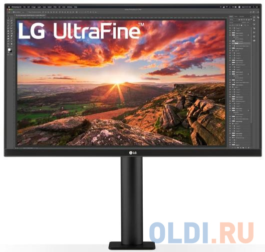 Монитор 27" LG 27UN880-B черный IPS 3840x2160 350 cd/m^2 5 ms (G-t-G) HDMI DisplayPort Аудио USB USB Type-C 27UN880-B.ARUZ