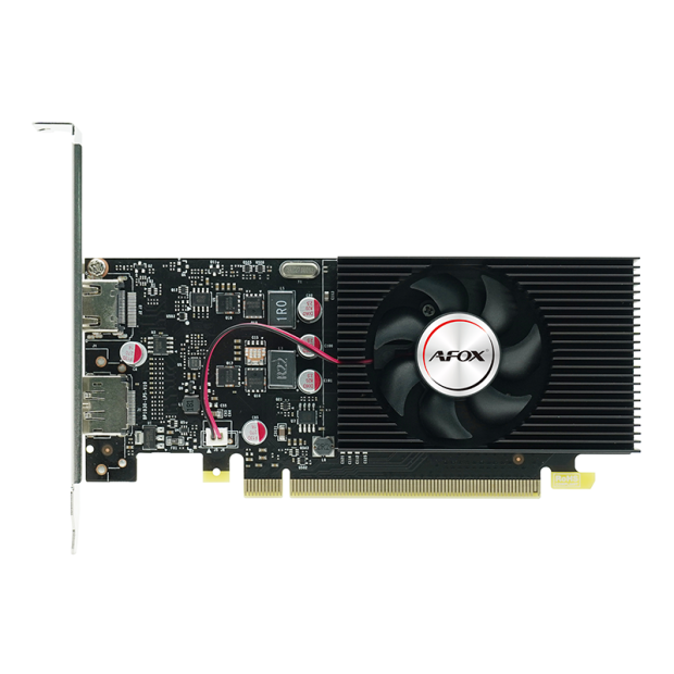 Видеокарта AFOX NVIDIA GeForce GT 1030, 2Gb DDR5, 64 бит, PCI-E, HDMI, DP (AF1030-2048D5L5-V4)