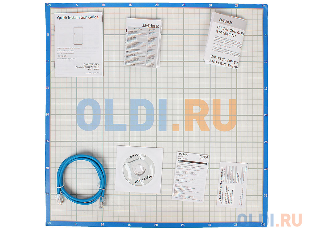 Адаптер PowerLine D-Link  DHP-W310AV/B1A/C1A Беспроводной PowerLine-адаптер N300 с поддержкой HomePlug AV в Москвe