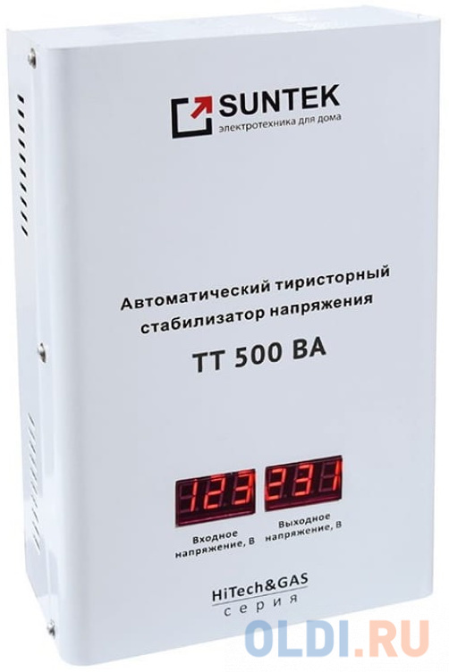 Стабилизатор напряжения Suntek TT-500 2 розетки