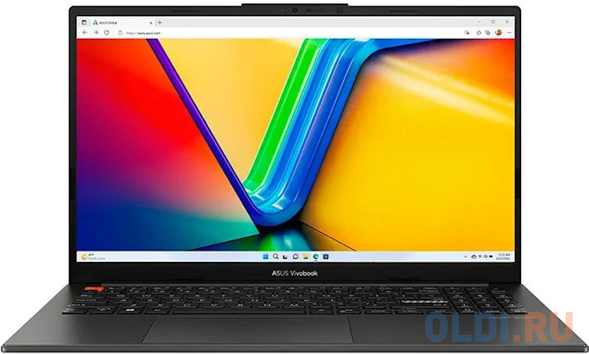 ASUS VivoBook S 15 K5504VA i7-13700H 16Gb SSD 1Tb Intel Iris Xe Graphics 15,6 2.8K OLED Cam 75Вт*ч No OS Черный K5504VA-MA400 90NB0ZK2-M00P50