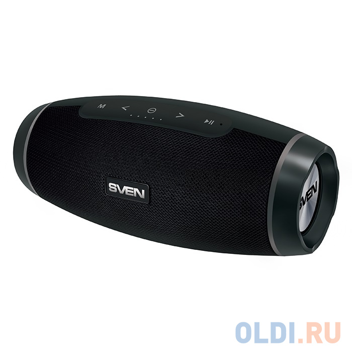 Колонка порт. Sven PS-230 черный 12W 1.0 BT/USB в Москвe