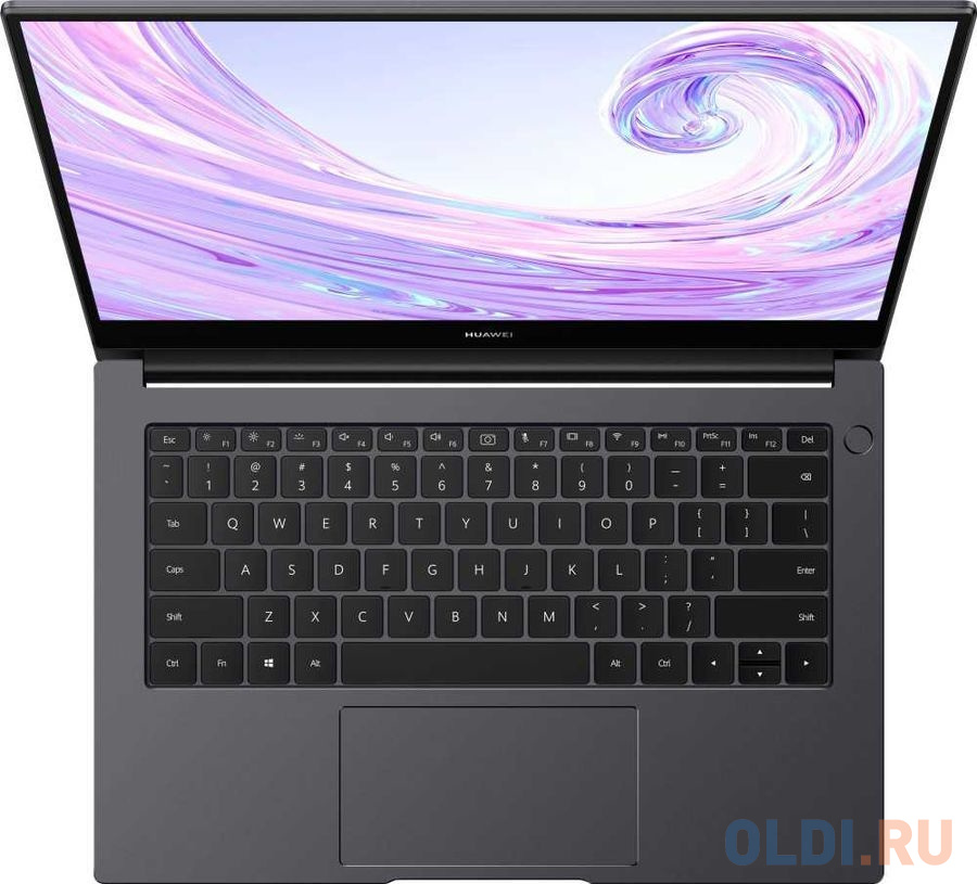 Ноутбук Huawei MateBook D 14 NbD-WDI9 14" 1920x1080 Intel Core i3-1115G4 SSD 256 Gb 8Gb WiFi (802.11 b/g/n/ac/ax) Bluetooth 5.1 Intel Iris Xe Gra
