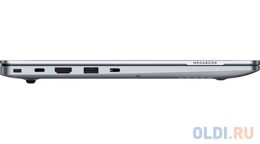 Ноутбук Tecno MegaBook T1 Core i5 1155G7 16Gb SSD512Gb Intel Iris Xe graphics 14.1" IPS FHD (1920x1080) Windows 11 Home 64 silver WiFi BT Cam 651