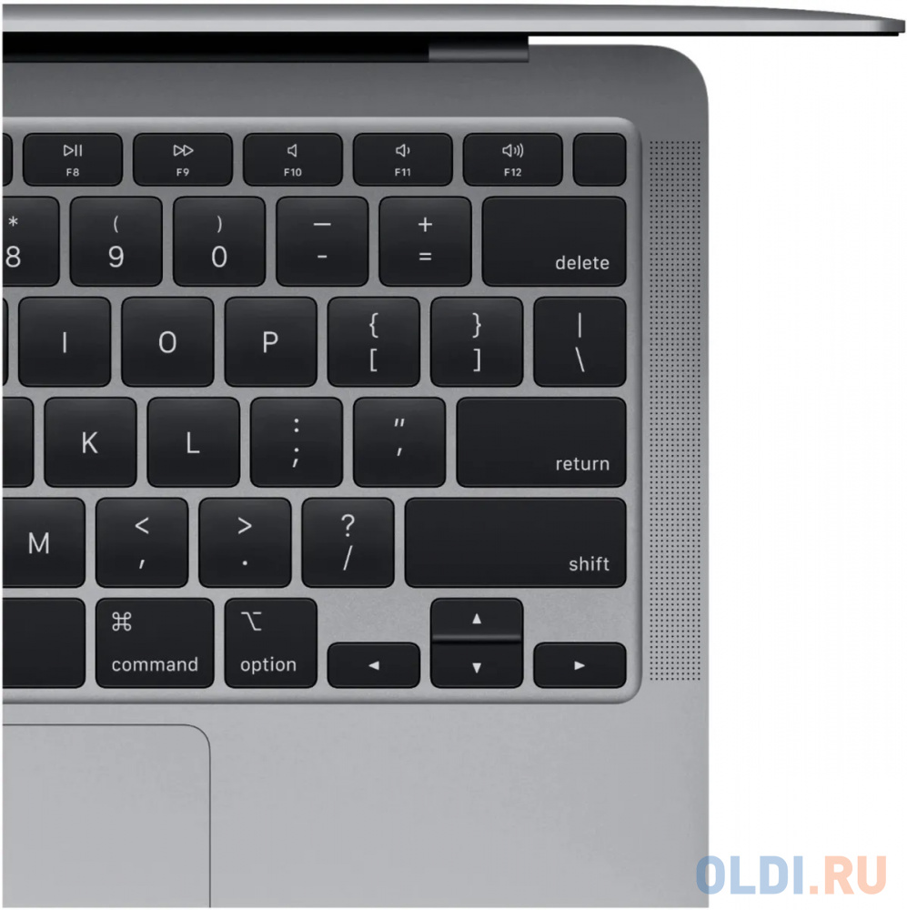 Ноутбук Apple MacBook Air A2337 M1 8 core 8Gb SSD256Gb/7 core GPU 13.3" IPS (2560x1600) Mac OS grey space WiFi BT Cam (MGN63HN/A)