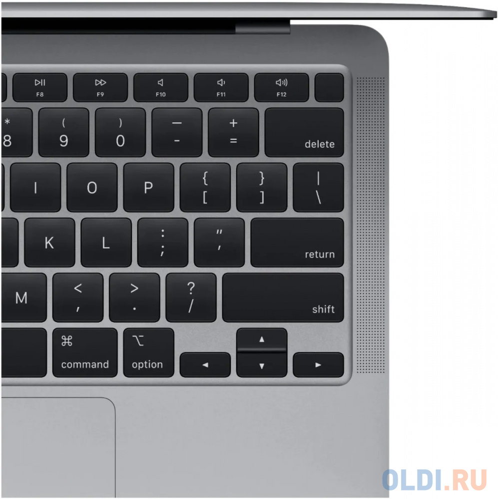 Ноутбук Apple MacBook Air A2337 M1 8 core 8Gb SSD256Gb/7 core GPU 13.3" IPS (2560x1600) Mac OS grey space WiFi BT Cam (MGN63HN/A) в Москвe