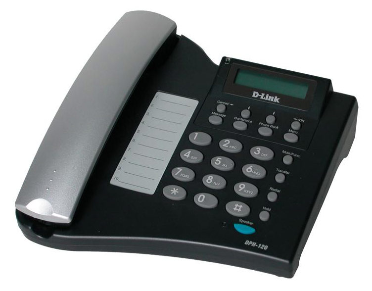 VoIP-телефон D-Link DPH-120S/F1 черный в Москвe