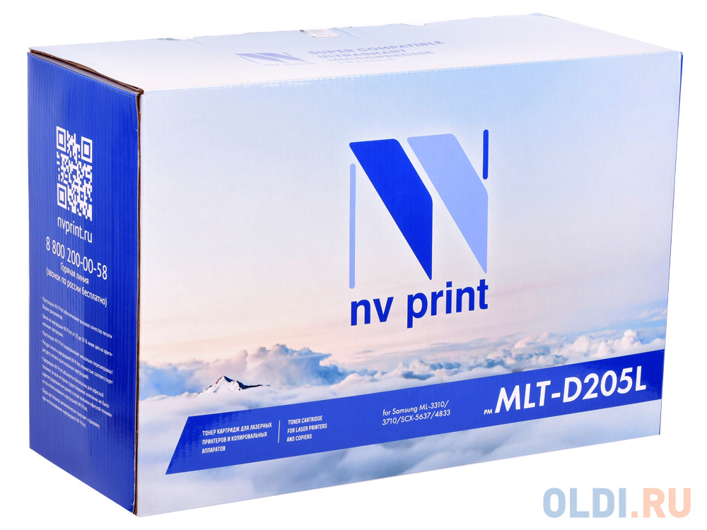 Картридж NV-Print MLT-D205L MLT-D205L MLT-D205L MLT-D205L MLT-D205L 5000стр Черный