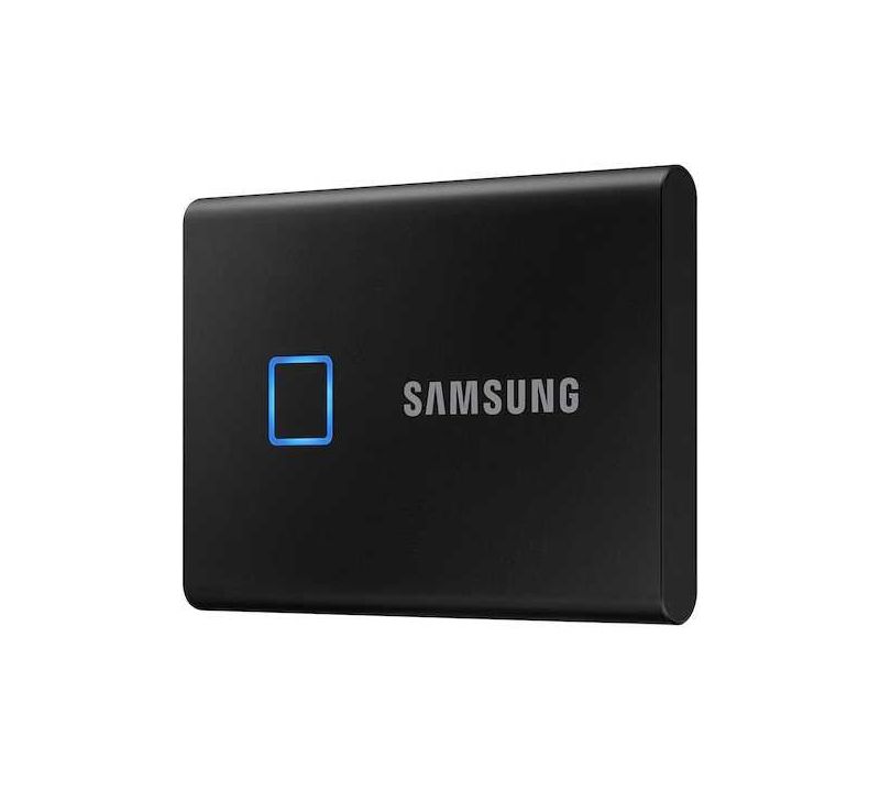 Внешний SSD Samsung Portable SSD T7 Touch 500 ГБ Type-C Black Retail (MU-PC500K/WW)