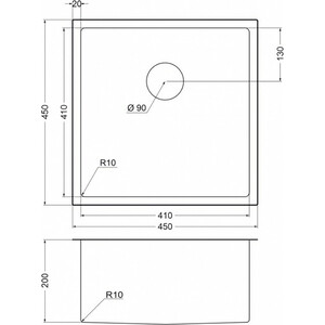 Кухонная мойка EMAR EMB-112 PVD Nano Coppery в Москвe