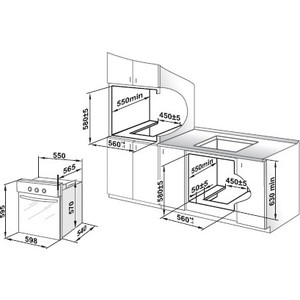 Газовый духовой шкаф GEFEST ДГЭ 621-03