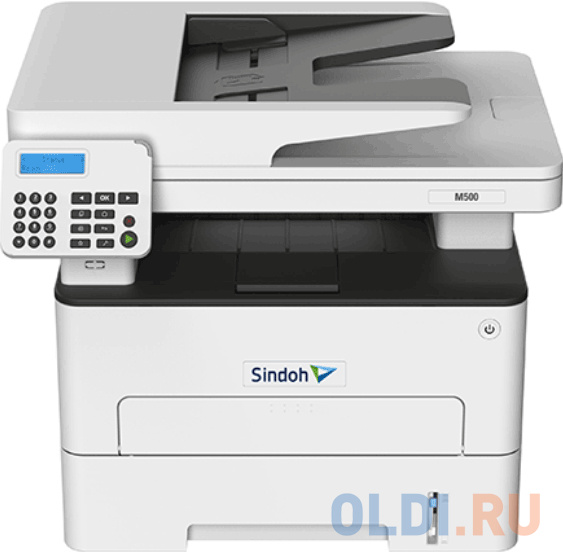 МФУ Sindoh M500 МОНОХРОМ А4,принтер/копир/сканер/факс 34 стр/мин,Wi-Fi. AirPrint,ADF 50(обязательна авторизация)