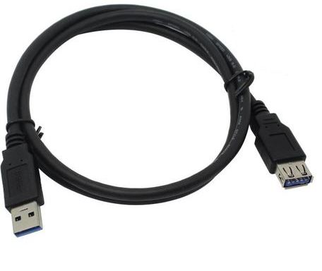 Кабель-удлинитель USB 3.0(Am)-USB 3.0(Af), 1.8м, черный Exegate EX-CC-USB3-AMAF-1.8 (EX284932RUS)
